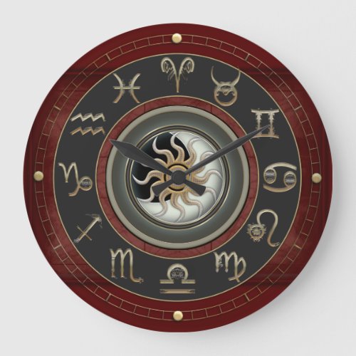 Astrology Large Clock