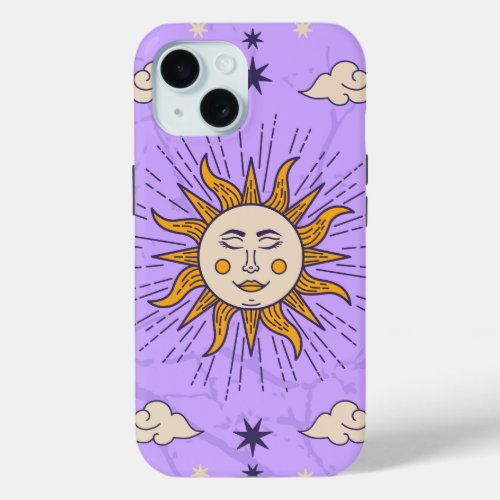 Astrology Phonecases Celestial Style Sun sign  iPhone 15 Case