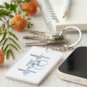 Astrology Scorpio Heartbeat Gift Keychain