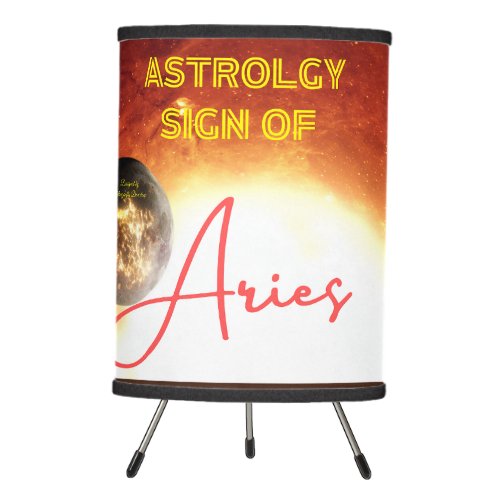 Astrology sign _Aries Spanish Lamp