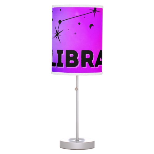 Astrology sign_ Libra  Table Lamp
