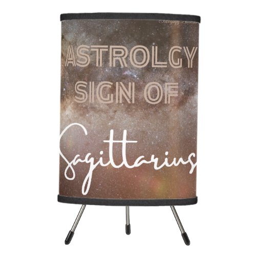 Astrology sign _Sagittarius Tripod Lamp