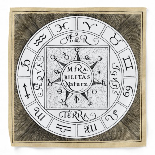 Astrology Sign Zodiac Symbols Bandana