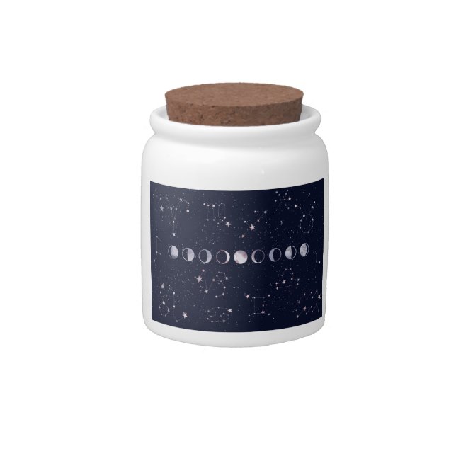 Astrology Sky Candy Jar (Front)