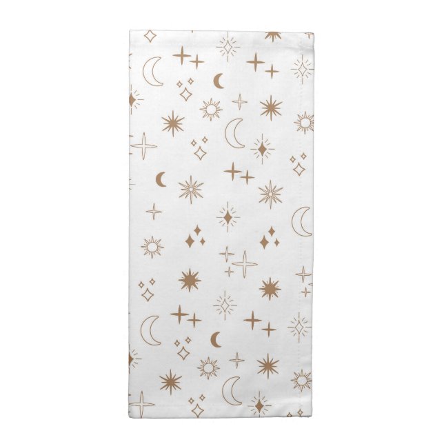 Astrology Star Pattern Cloth Napkin (Half Fold)