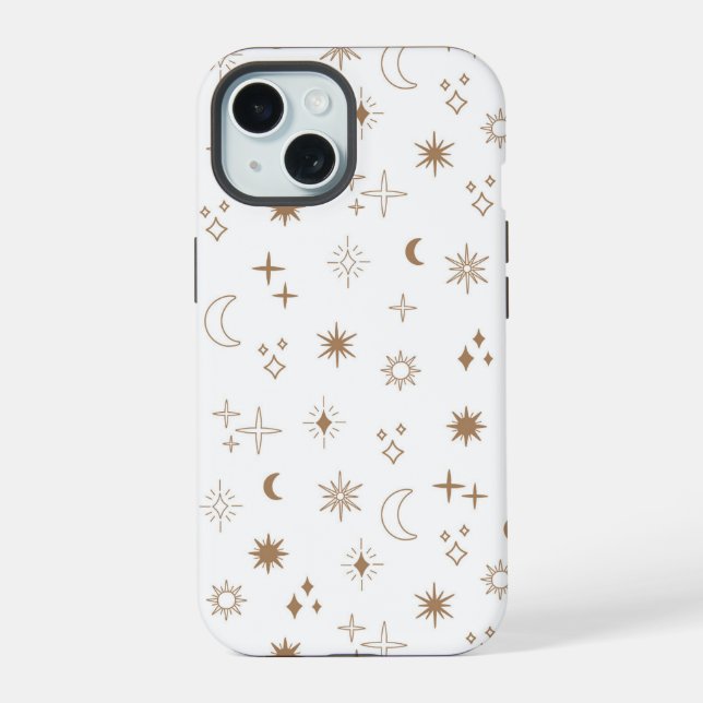 Astrology Star Pattern Iphone Case (Back)