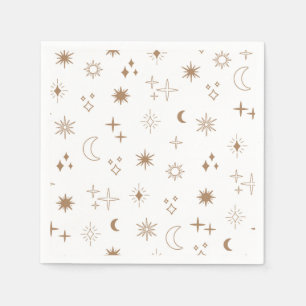 Astrology Star Pattern Napkins
