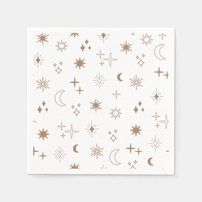 Astrology Star Pattern Napkins (Front)