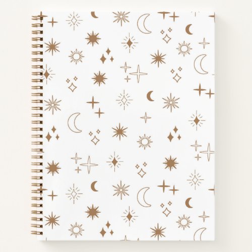 Astrology Star Pattern Notebook
