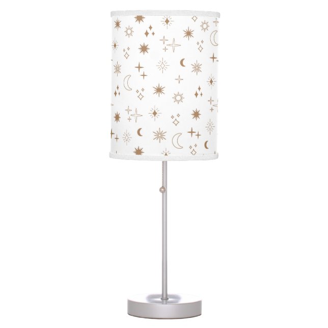 Astrology Star Pattern Table Lamp (Front)