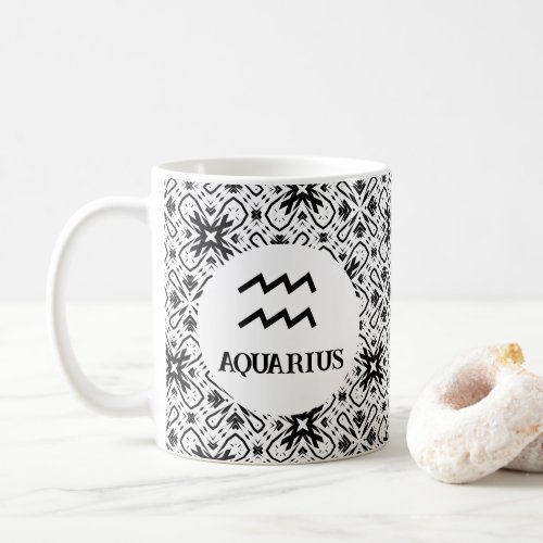  Astrology Star Sign Aquarius Coffee Mug