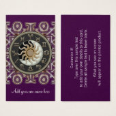 Astrology Sun and Moon Design Custom (Front & Back)