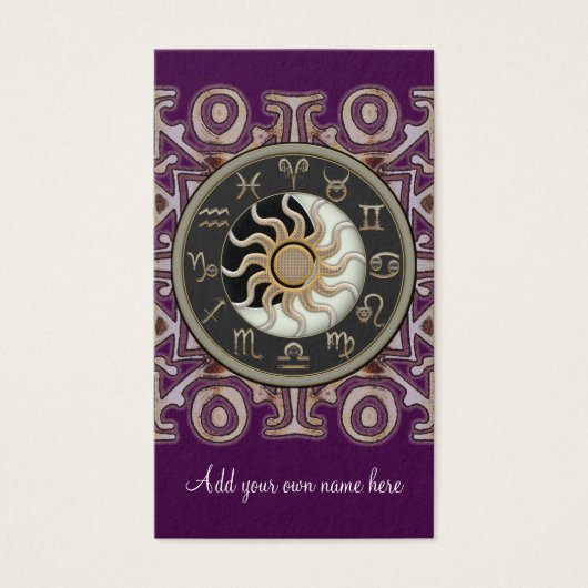 Astrology Sun and Moon Design Custom (Front)