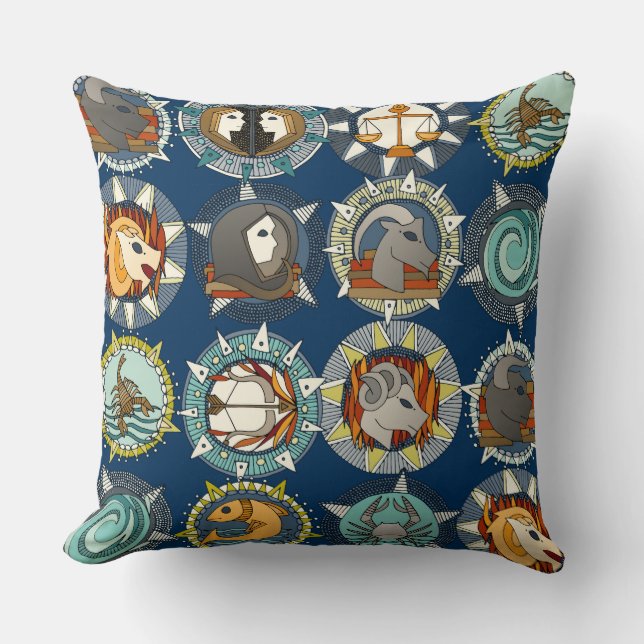 ASTROLOGY THROW PILLOW (Front)