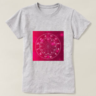 Astrology wheel Star signs T-Shirt
