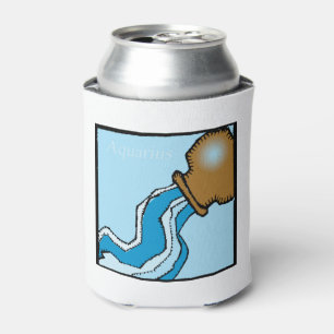 Astrology Zodiac Aquarius Birthday Can Cooler