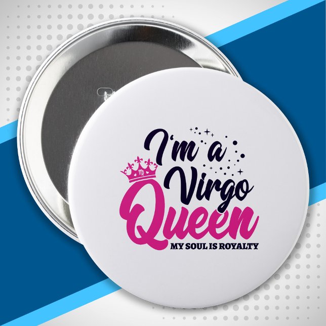 Astrology Zodiac August & September Birthday Virgo Button (Creator Uploaded)