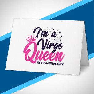 Astrology Zodiac August & September Birthday Virgo Card