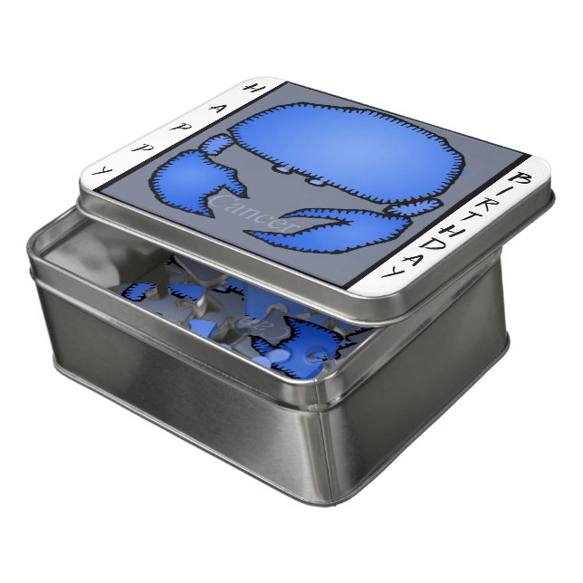 Astrology Zodiac Cancer Sign Birthday Puzzle (Lid Open)