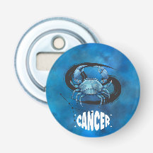 Astrology Zodiac Cancer Sign Bottle Opener