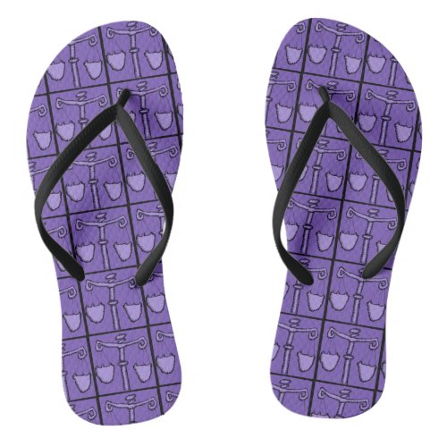 Astrology Zodiac Libra Sign Birthday FF Flip Flops