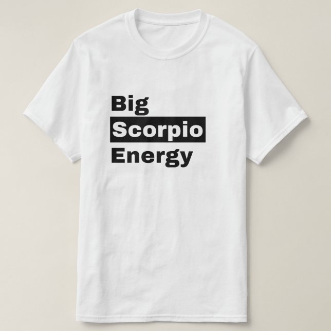 Astrology zodiac scorpio birthday T-Shirt (Design Front)