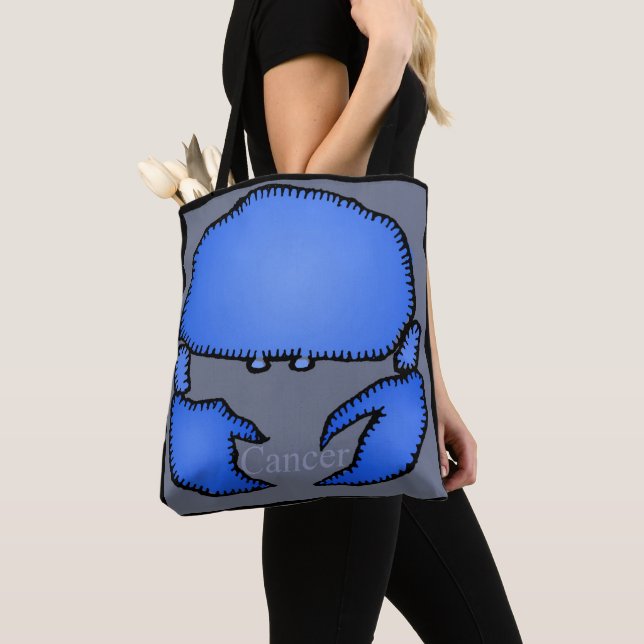 Astrology Zodiac Sign Cancer Birthday AOTB1 Tote Bag (Close Up)