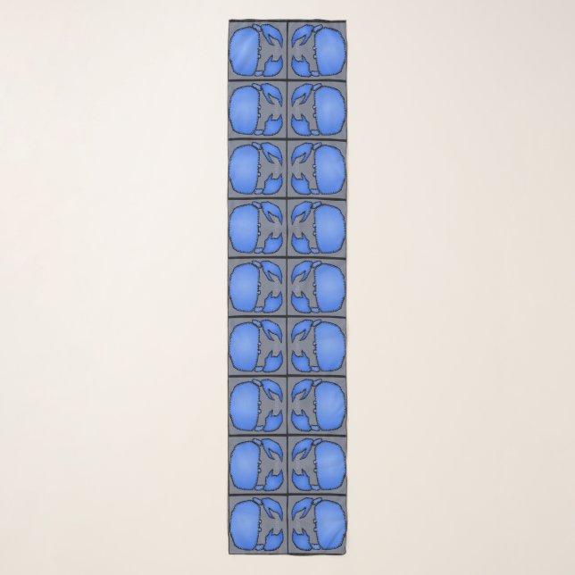 Astrology Zodiac Sign Cancer Birthday Scarf 1 (Front)