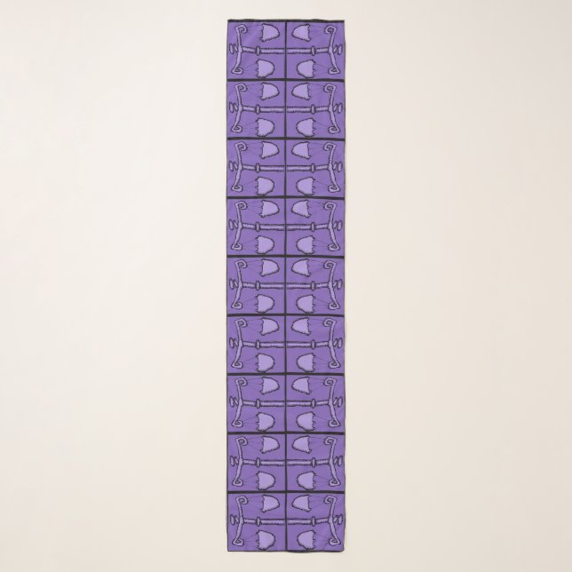 Astrology Zodiac Sign Libra Birthday C Scarf 1 (Front)