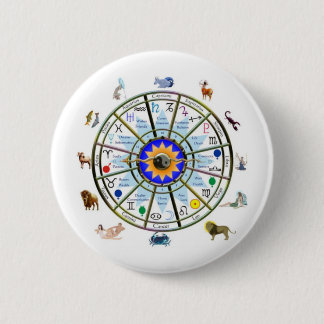 Astrology - ZODIAC- Signs Pinback Button