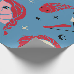 Astrology Zodiac Wrapping Paper