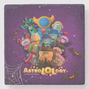 AstroLOLogy Halloween Stone Coaster