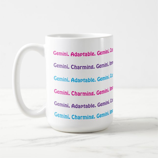 AstroloME Gemini Coffee Mug (Left)