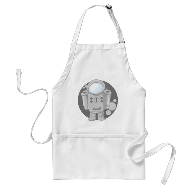 Astronaught's - Moon Adult Apron (Front)