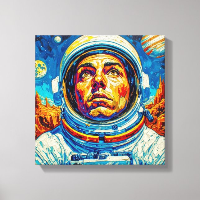 ASTRONAUT 10 CANVAS PRINT (Front)