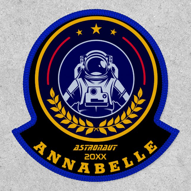 Astronaut ADD YOUR NAME Patch (Front)