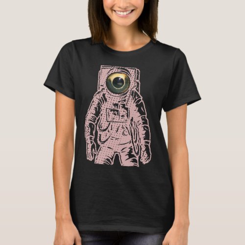 Astronaut Alien Eyes 2 0 T_Shirt