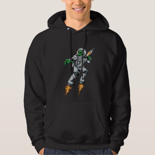 Astronaut  Alien Hoodie