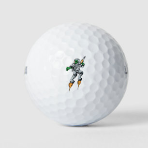 Astronaut Alien Sci-Fi Space Ufo Golf Balls