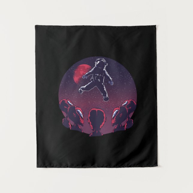 Astronaut Alien Tapestry (Front)