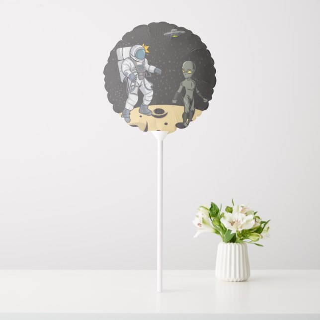 Astronaut and alien   balloon (In SItu)