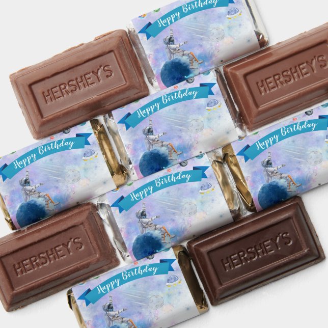  Astronaut and Planets Birthday Party Theme  Hershey's Miniatures (Assorted)