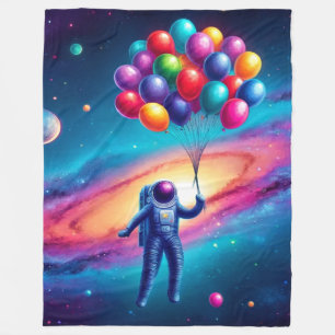 Astronaut Art Fleece Blanket