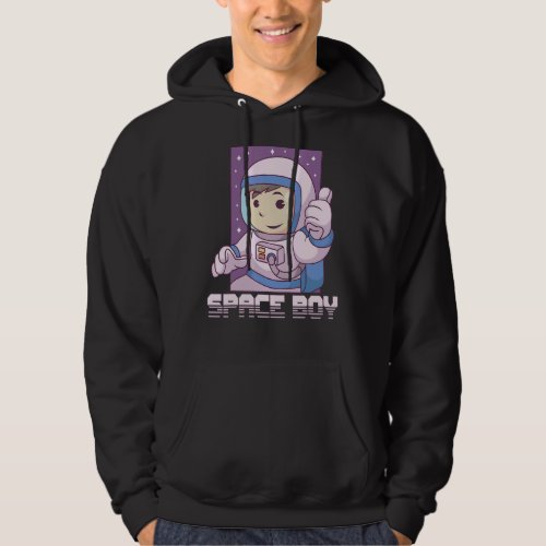 Astronaut Astronomy Solar System Outer Space Kids Hoodie