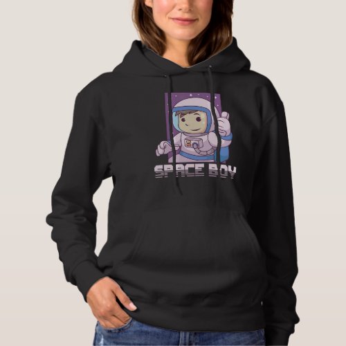 Astronaut Astronomy Solar System Outer Space Kids Hoodie
