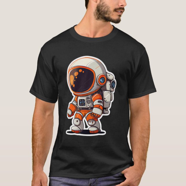 Astronaut Astronomy Space Explorers Scientists T-Shirt (Front)