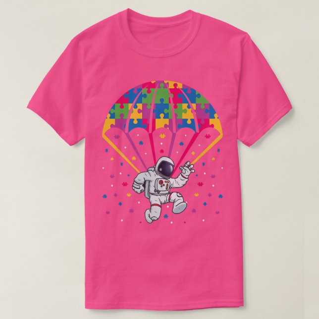 Astronaut Autism Ballon consciousness Space Kids B T-Shirt (Design Front)