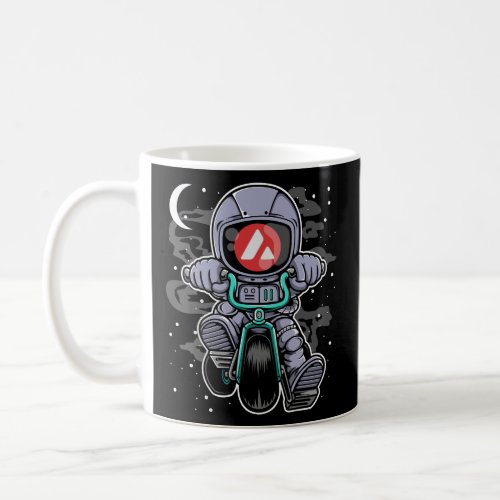 Astronaut Avalanche AVAX Coin To The Moon Crypto T Coffee Mug