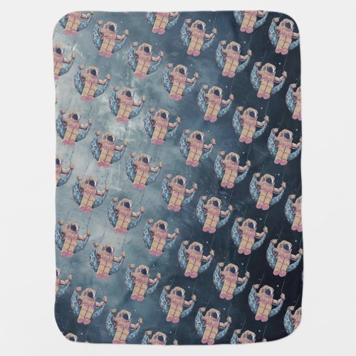 Astronaut Baby Blanket