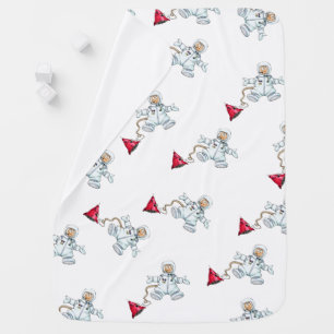 astronaut baby blanket